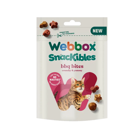 Webbox Snackibles BBQ Bites Cat Kitten Treats 85g