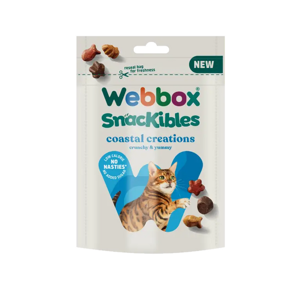 Webbox Snackibles Coastal Creations Cat Kitten Treats