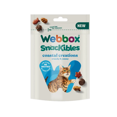 Webbox Snackibles Coastal Creations Cat Kitten Treats