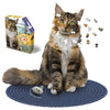 Madd Capp Tabby Cat Shaped Jigsaw Puzzle 550 Piece