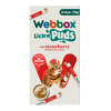 Webbox Lick-e-Puds Cat & Kitten Treat Strawberry 5x15g