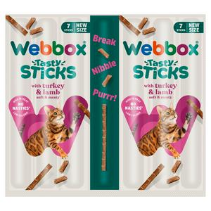 Webbox Tasty Sticks with Liver Meaty Cat Treat