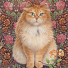 Lesley Anne Ivory Cat Greetings Card - Blossomire