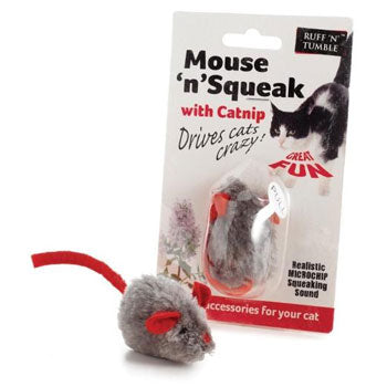 Sharples Squeaky Mouse Catnip Cat Toy