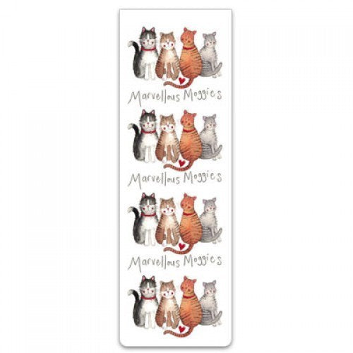 Alex Clark Magnetic Cat Bookmark - Moggies