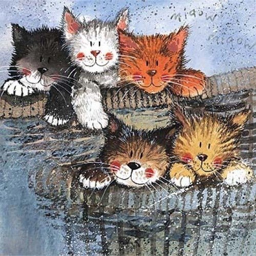 Alex Clark Fridge Magnet - Kittens