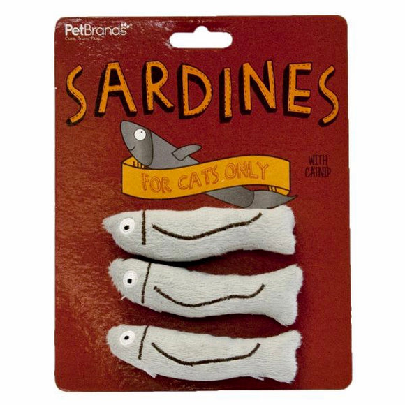 Happy Sardines with Catnip Pack of 3
