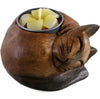Curled Cat Tea Light Holder, Ethically Sourced