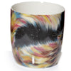 Kim Haskins Fluffy Rainbow Cat Porcelain Mug