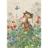 Bug Art Luxury Greetings Card - Cat Meadow