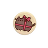 Official Pusheen Cat Button Badge 3cm Round