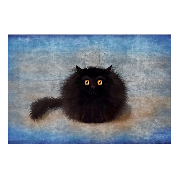 Andrei Sikorskii Cat Greetings Card - Oreo