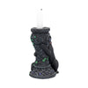 Midnight Cat Candle Holder Wiccan Gothic Ornament