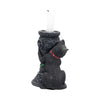 Midnight Cat Candle Holder Wiccan Gothic Ornament