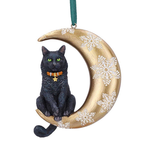 *Lisa Parker Moon Cat Hanging Ornament*