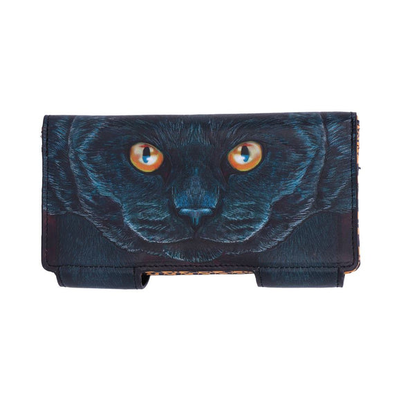 Lisa Parker Embossed Cat Purse Wallet 'Guardian Cat'