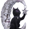 *Luna Companion Cat & Moon Resin Figurine*