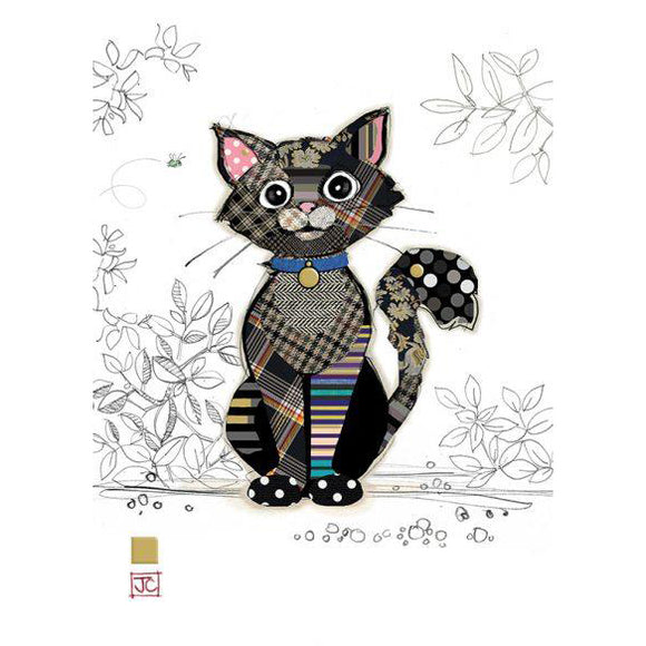 Bug Art Luxury Greetings Card - Kasper Kitten