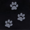 Lucky Black Cat Pawprint Large Purse
