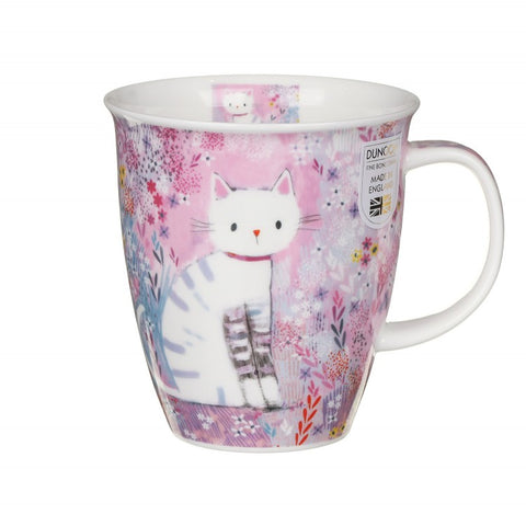 Dunoon Fine Bone China Cat Mug 'Tiddles'