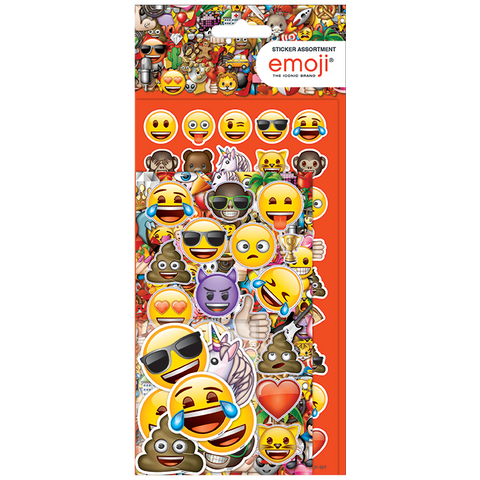 Emoji Great Value Fun Sticker Assortment