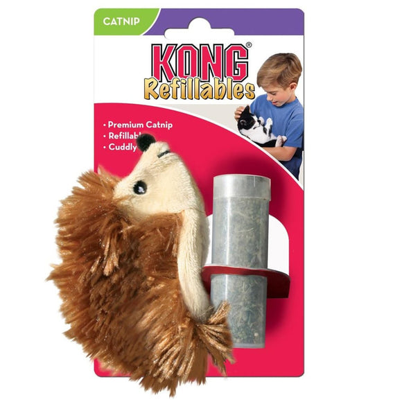 KONG Refillable Catnip Cat Toy - Hedgehog