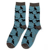 Mr Heron Men's Bamboo Socks 'Lucky Cats' One Size