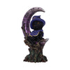 *Grimalkin Witches Familiar Black Cat & Moon Figurine*