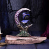 *Grimalkin Witches Familiar Black Cat & Moon Figurine*